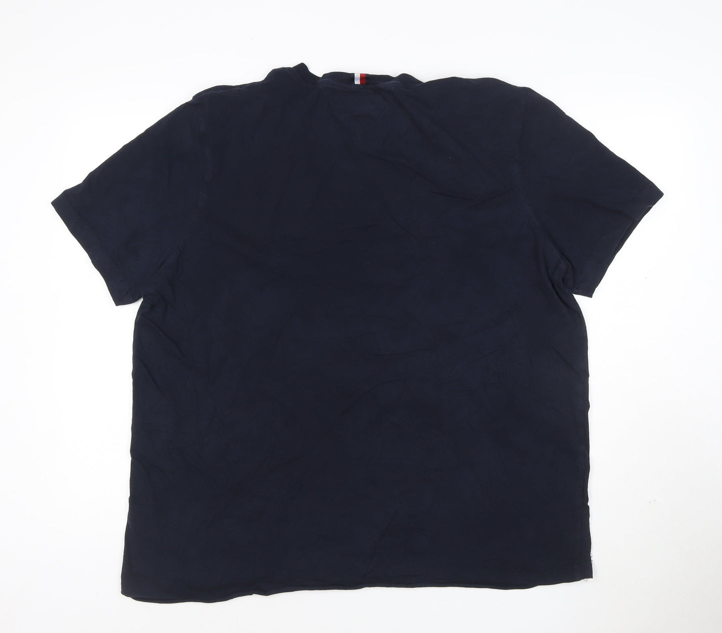 Tommy Hilfiger Men's Blue 3XL Regular Fit Cotton Crew Neck T-Shirt