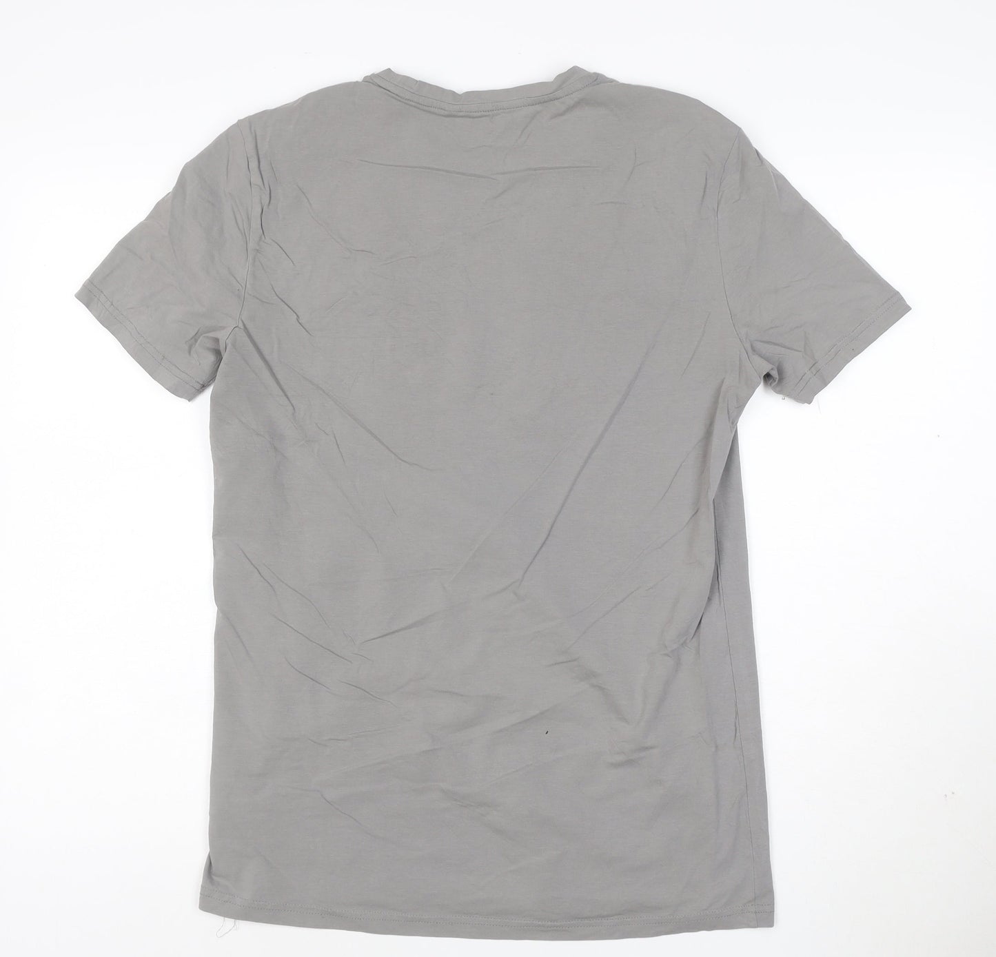 Antony Morato Men's Grey Slim Fit Crew Neck T-Shirt L