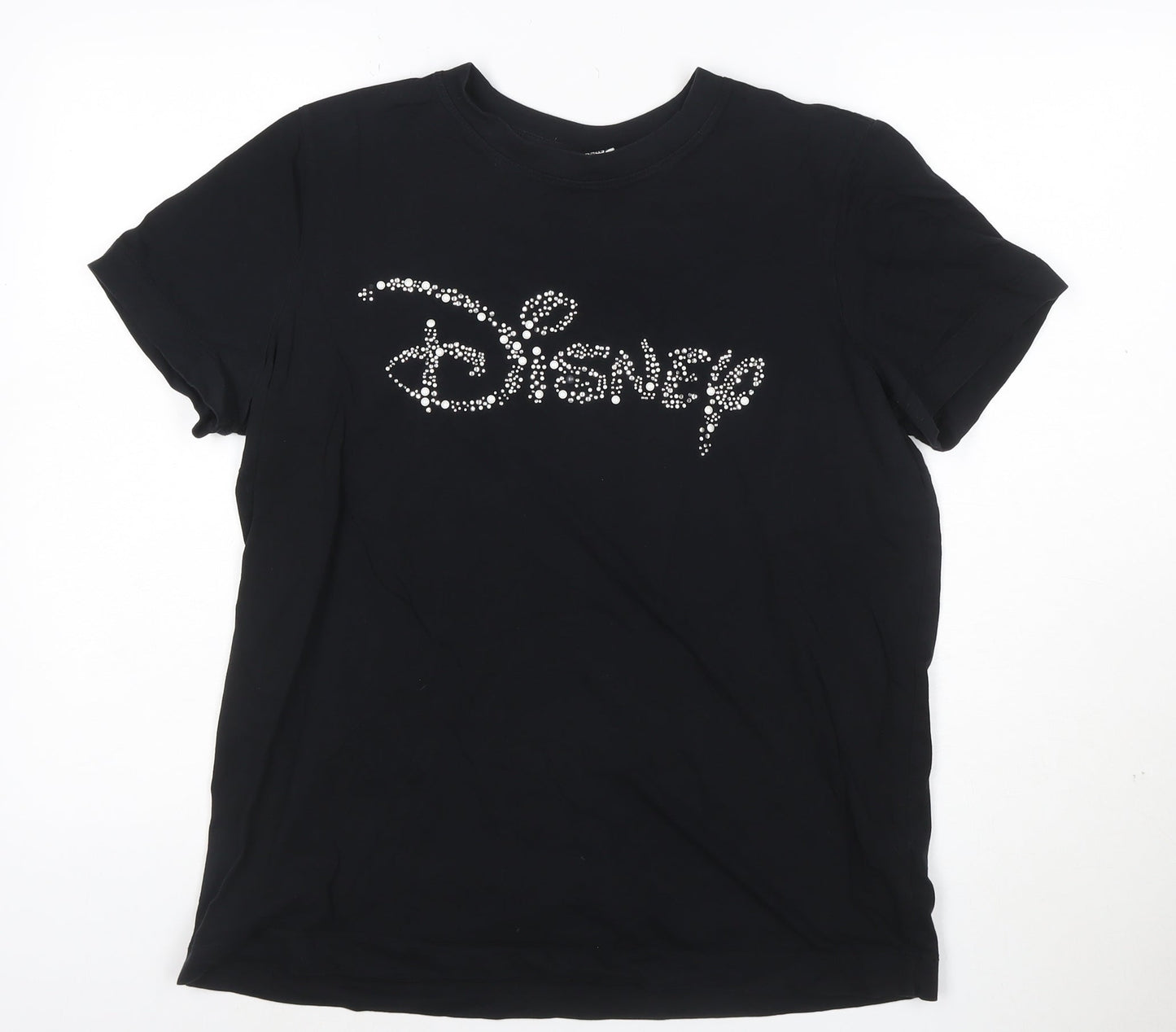 Next Women’s Black Disney Rhinestone T-Shirt Size 16