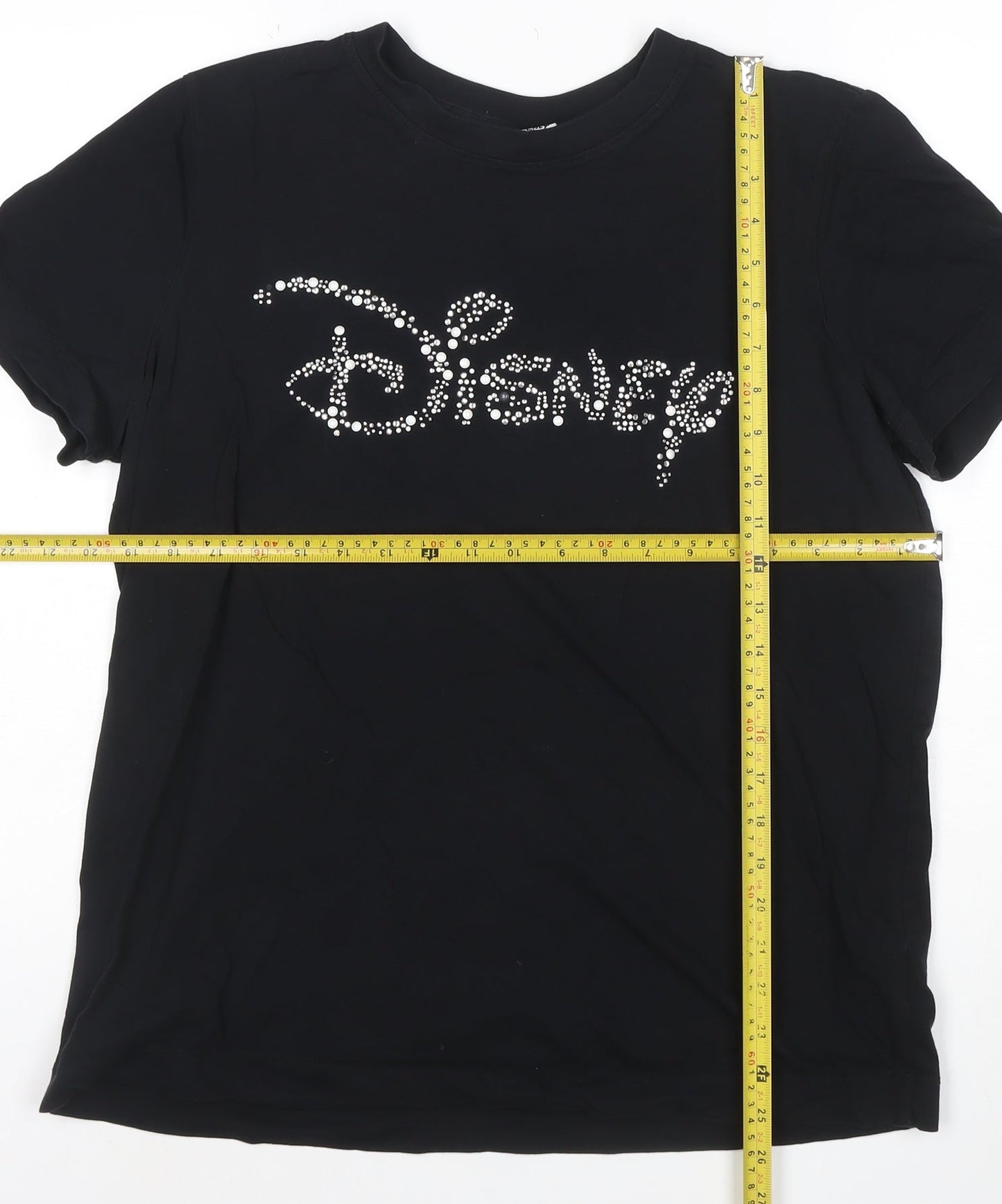 Next Women’s Black Disney Rhinestone T-Shirt Size 16