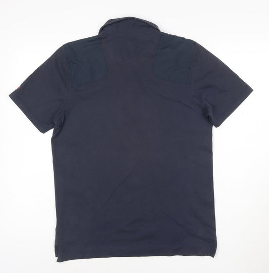 Wolsey Men's Navy Short Sleeve Polo Shirt Size S Classic Fit