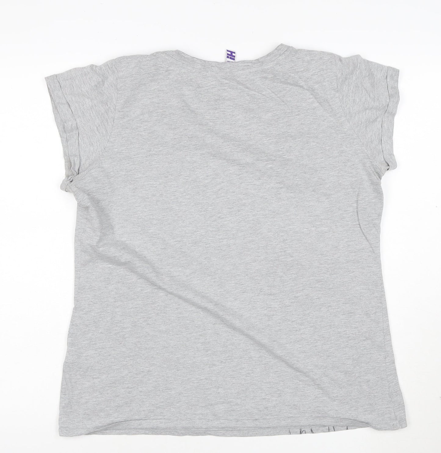 Bik Bok by Henry Holland Women's Grey Size 16 Graphic T-Shirt