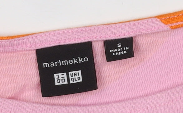Uniqlo x Marimekko Women's Multicoloured S Relaxed Cotton T-Shirt