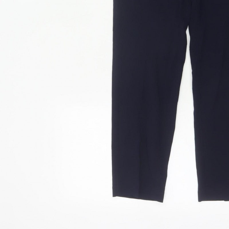 Marks and Spencer Women’s Blue Slim Straight Trousers Size 6