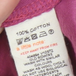 White Stuff Women’s Pink Cotton Scoop Neck Tank Top Size 12
