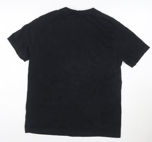 Nike Men's Black Air Graphic Loose Fit T-Shirt XS