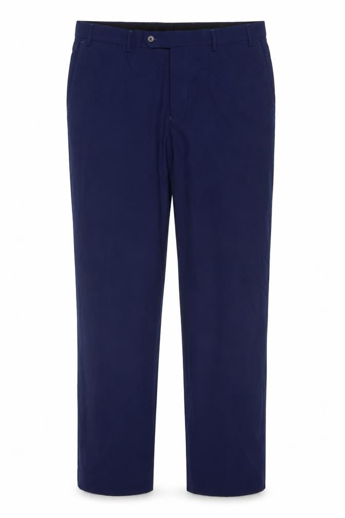 Next Men's Blue 36in Slim Fit Dress Trousers 29in Short Leg