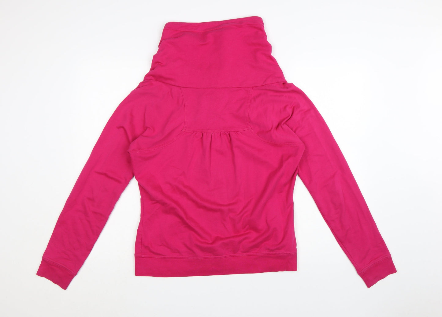 Gap Womens Pink Full Zip Hoodie Size M Long Sleeve Cotton Blend