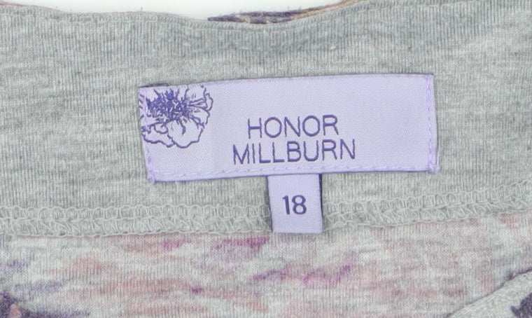 Honor Millburn Women’s Multicoloured Floral Tunic Blouse Size 18