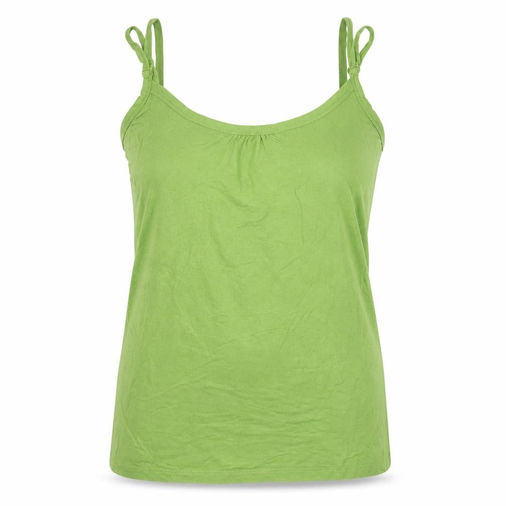 Next Women Green Camisole Tank Top Size 18 Viscose Stretch