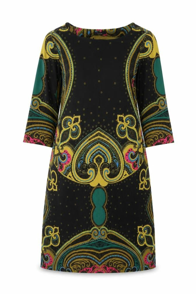 Linea Women’s Multicoloured Paisley Shift Dress Size 12