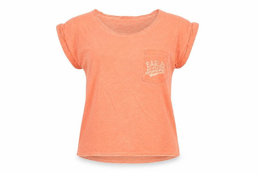 Superdry Women's Orange XS Basic Cotton T-Shirt