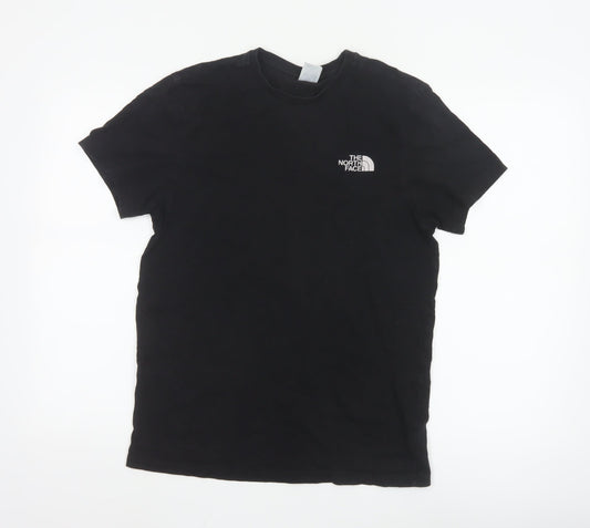 The North Face Men's Black Cotton Crew Neck T-Shirt Size S