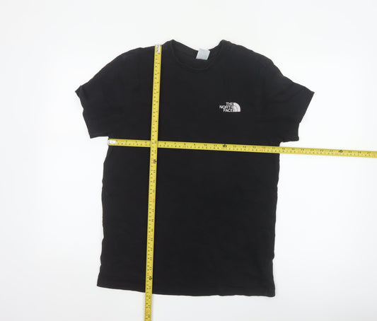The North Face Men's Black Cotton Crew Neck T-Shirt Size S
