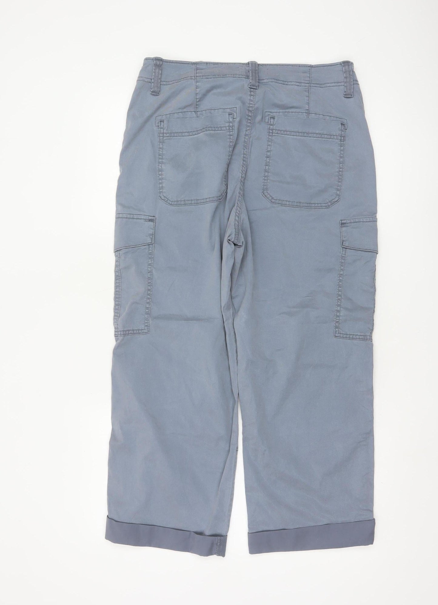 Marks and Spencer Women’s Grey Cargo Trousers Size 12 Regular