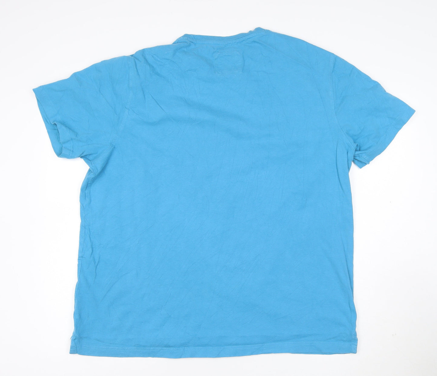 Crew Clothing Company Men's Blue XXL Cotton Crew Neck T-Shirt