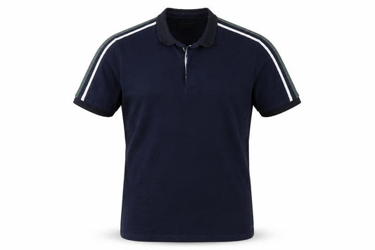 Zara Men's Blue Cotton Short Sleeve Polo Shirt Size L