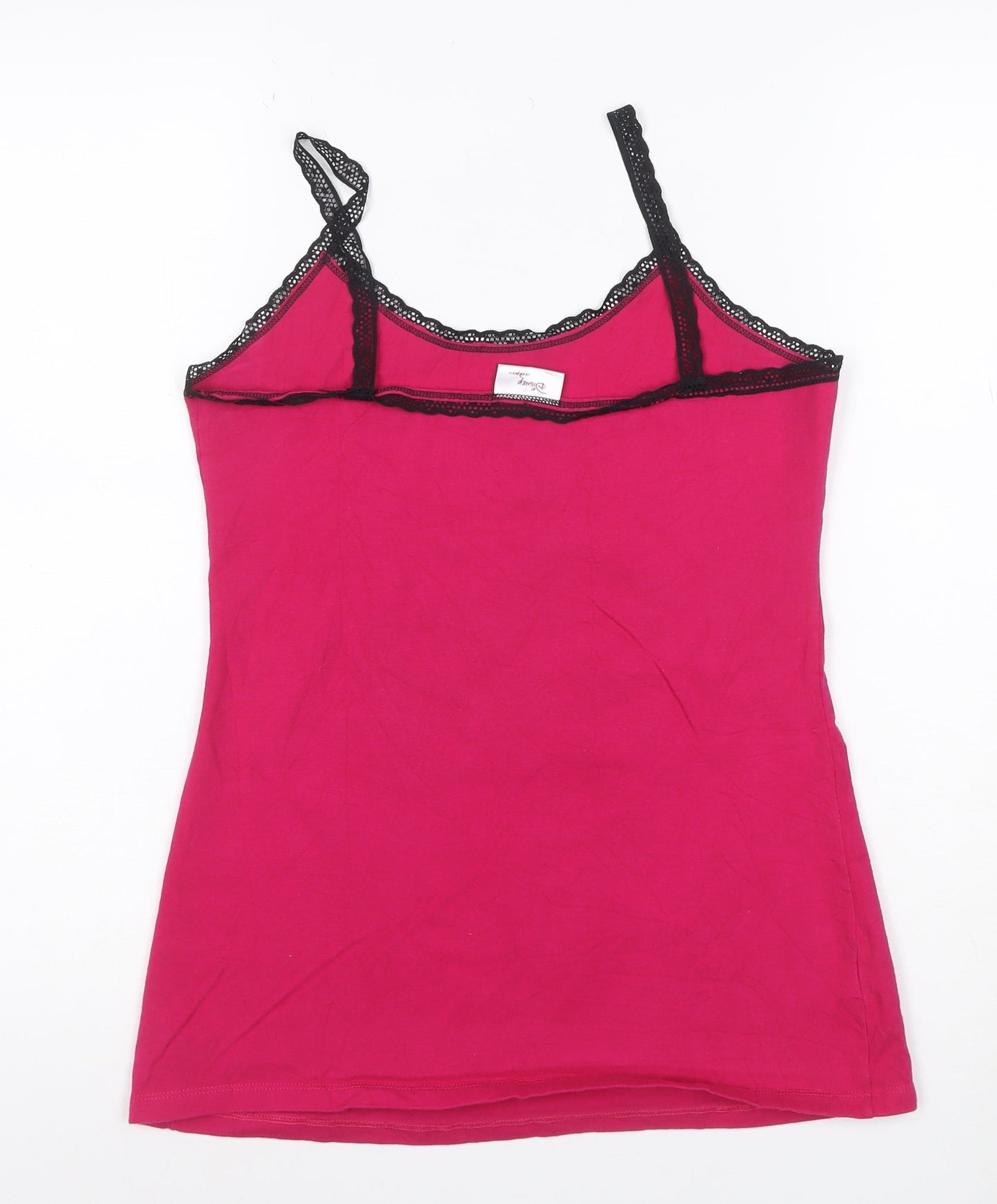 Disney Women Pink Maleficent Lace Camisole Tank Top M