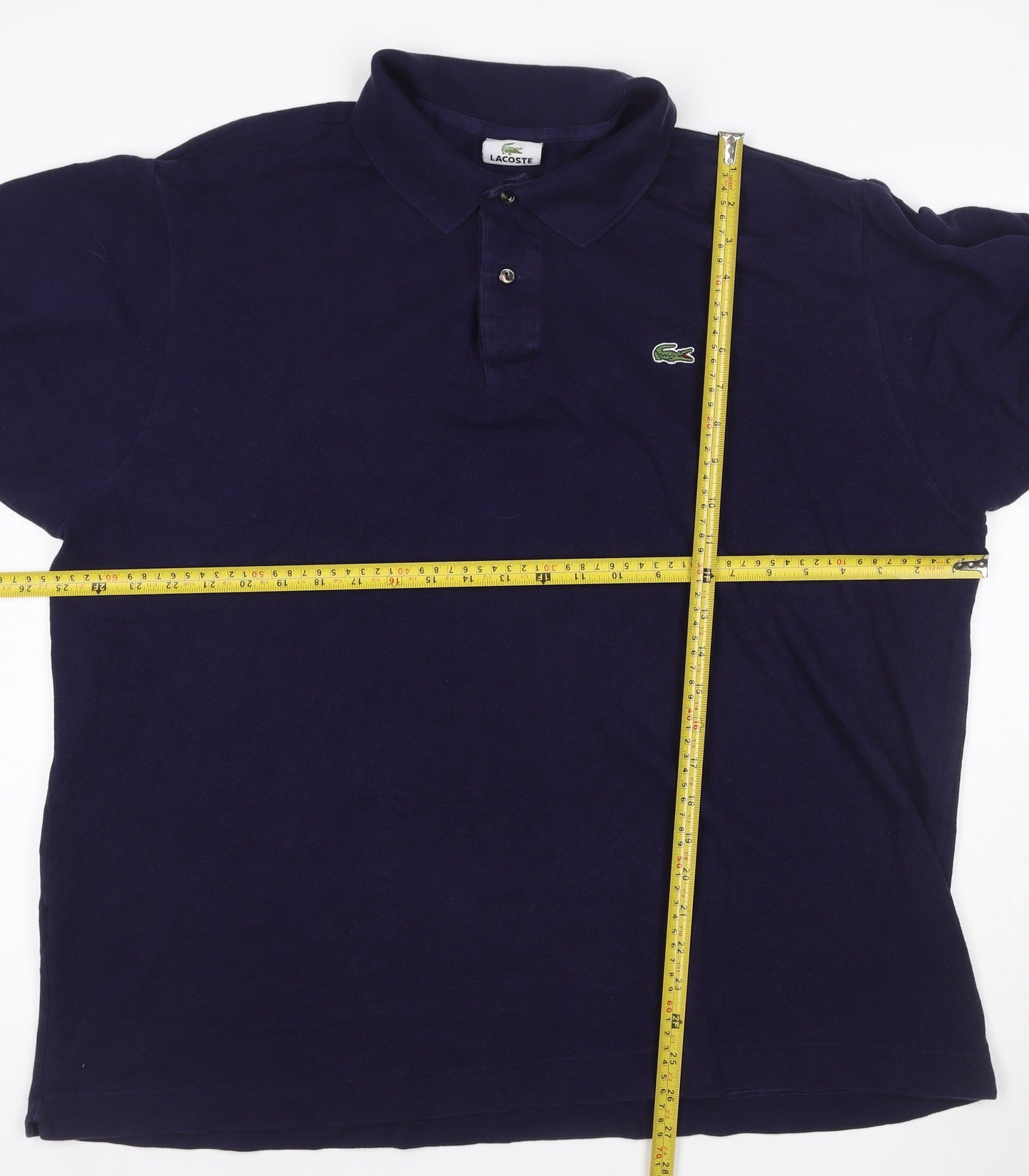 Lacoste Men's Blue 4XL Cotton Polo Shirt Classic Fit