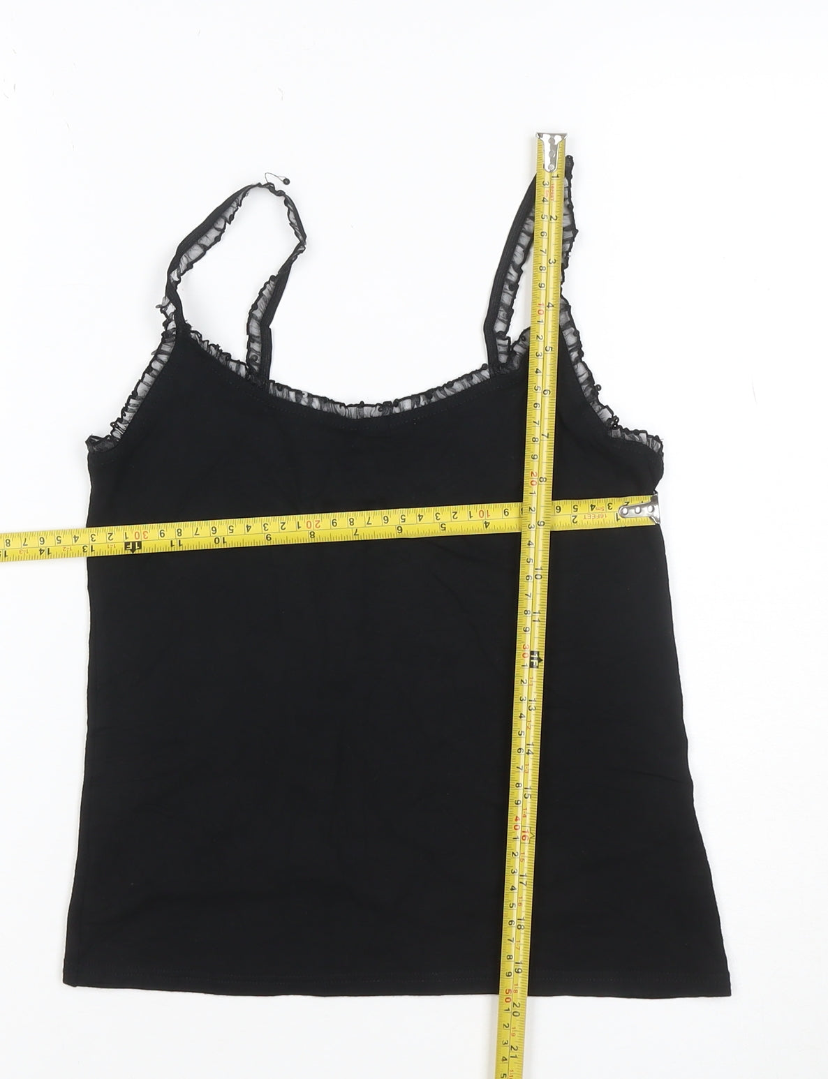 Phase Eight Women's Black Size 12 Camisole Viscose Top
