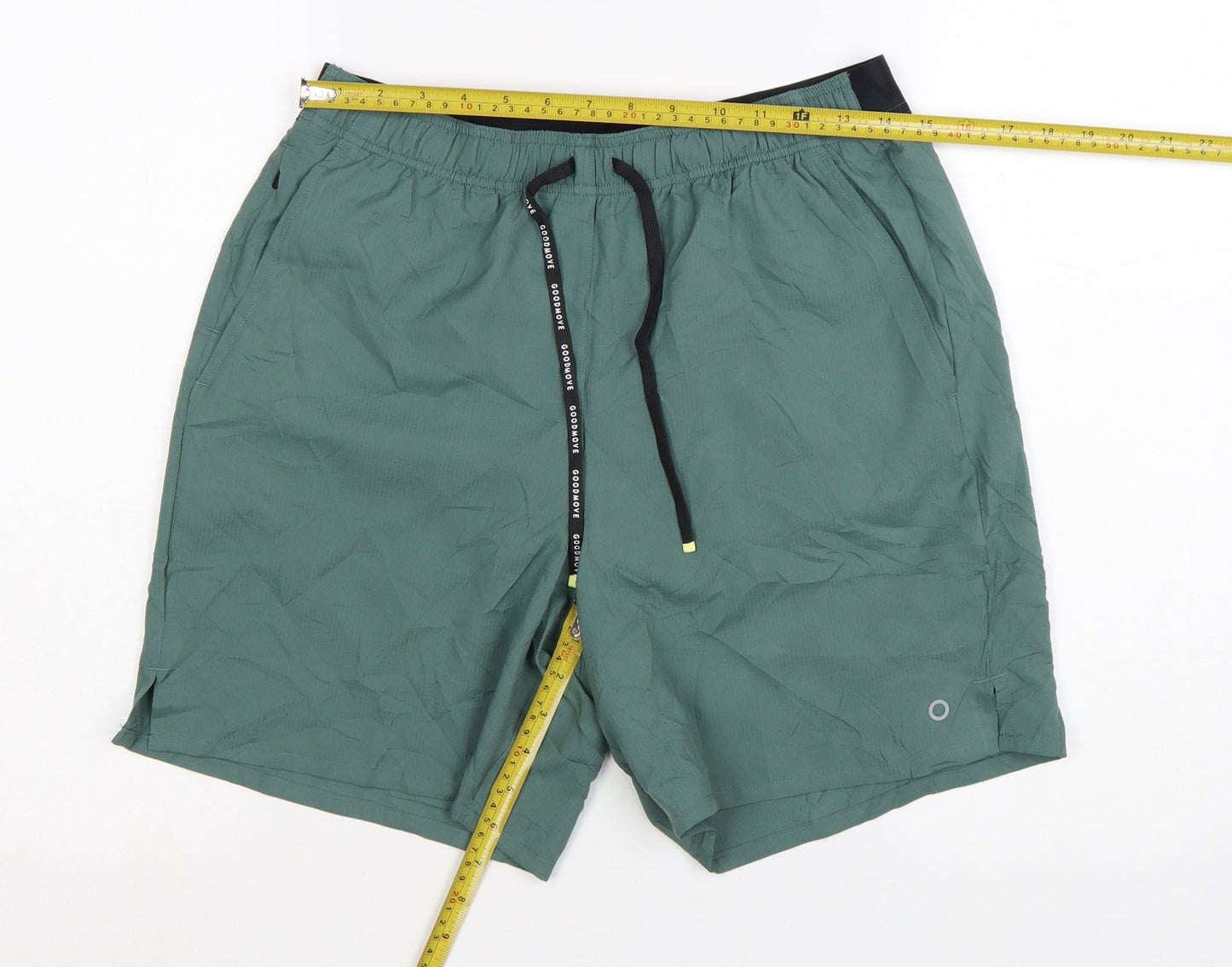 Marks and Spencer Goodmove Men's Green M Athletic Gym Shorts