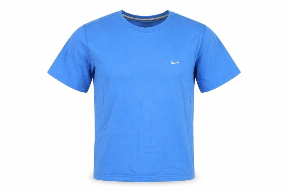 Nike Men’s Blue Crew Neck Cotton Short Sleeve T-Shirt Size M