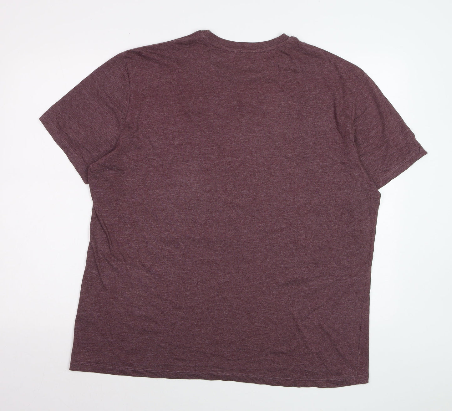 Volkswagen Men’s Maroon XL Graphic T-Shirt Camper Van Beach Scene
