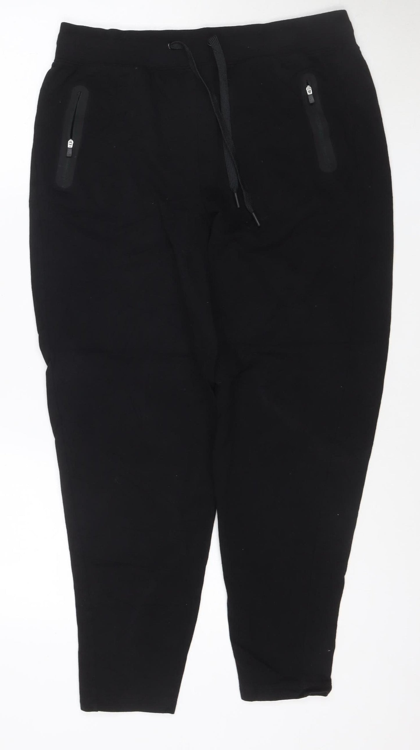 Marks and Spencer Women Black Size 14 Athletic Activewear Shorts