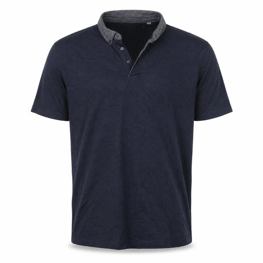 Next Men's Blue Regular Fit Cotton Polo Shirt L