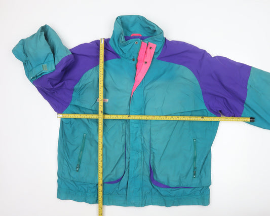 Columbia Men's Teal & Purple XL Powder Keg 90s Ski Jacket