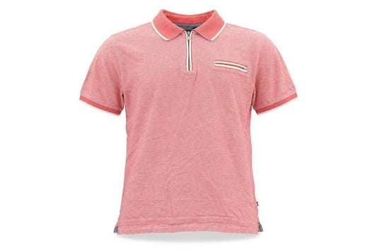 Westbury Men's Pink 100% Cotton Short Sleeve Polo Shirt M