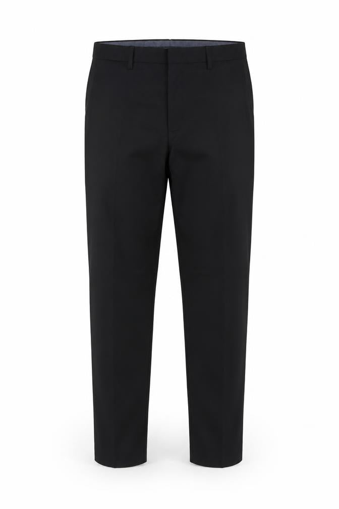 Marks and Spencer Men’s Black Regular Fit Wool Dress Trousers 36” Waist