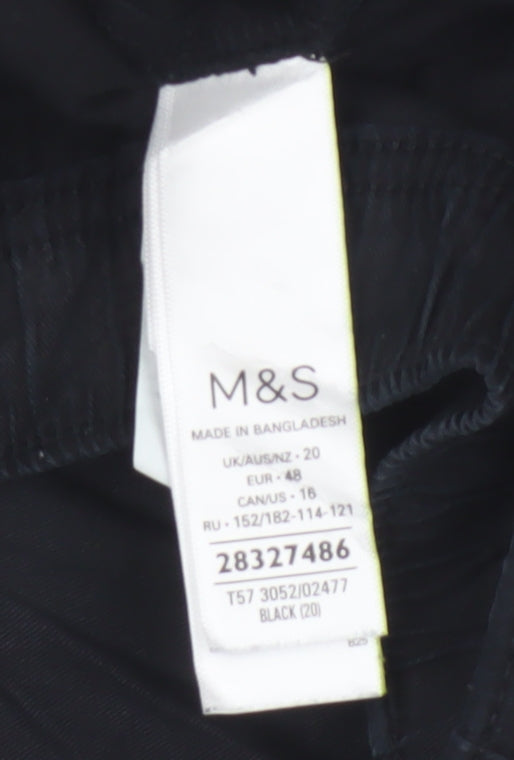 Marks and Spencer Women’s Black Cargo Shorts Size 20