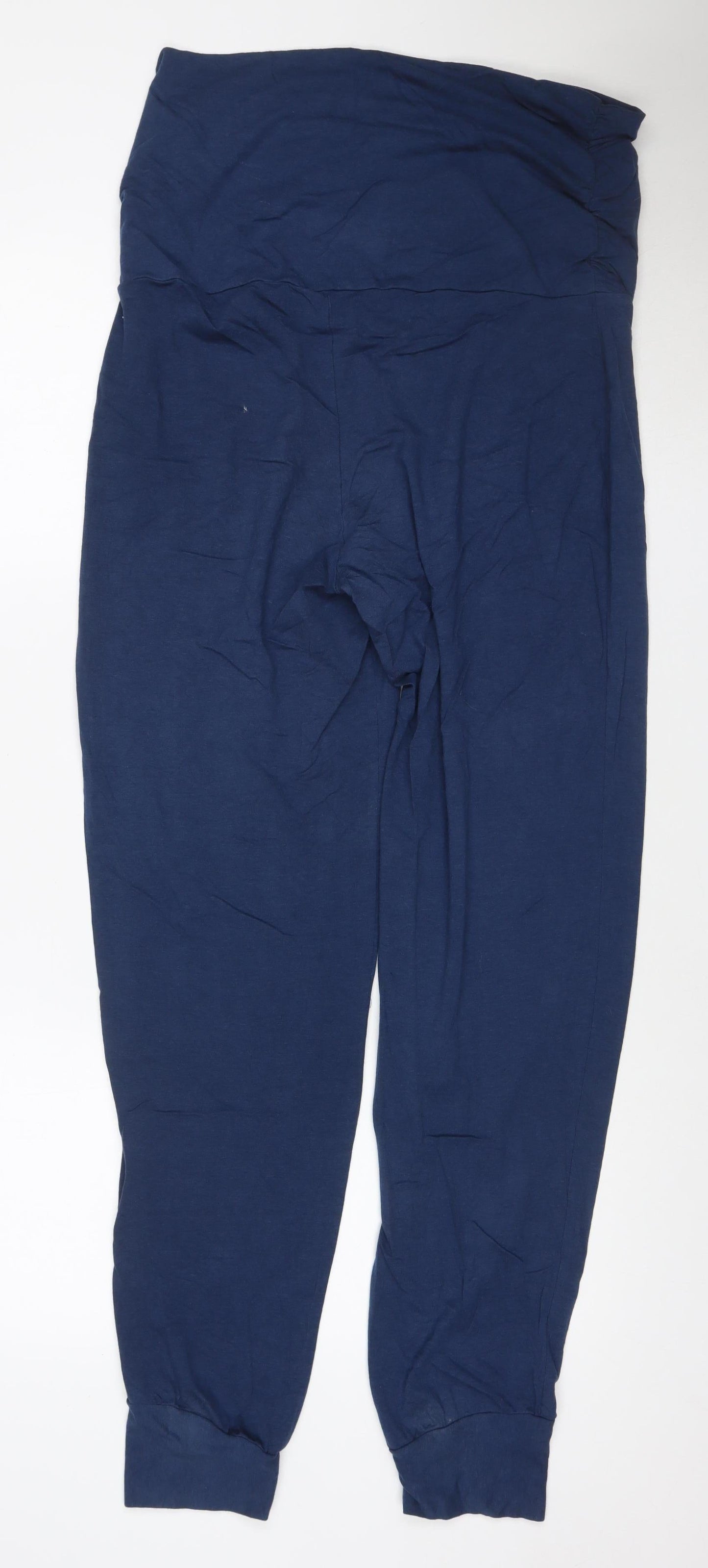 BAM Womens Blue Bamboo Jogger Trousers Size 14