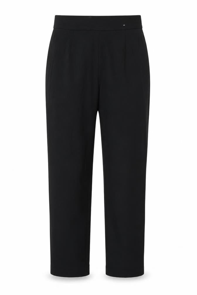 Marks and Spencer Womens Black Size 8 Slim Fit Stretch Trousers