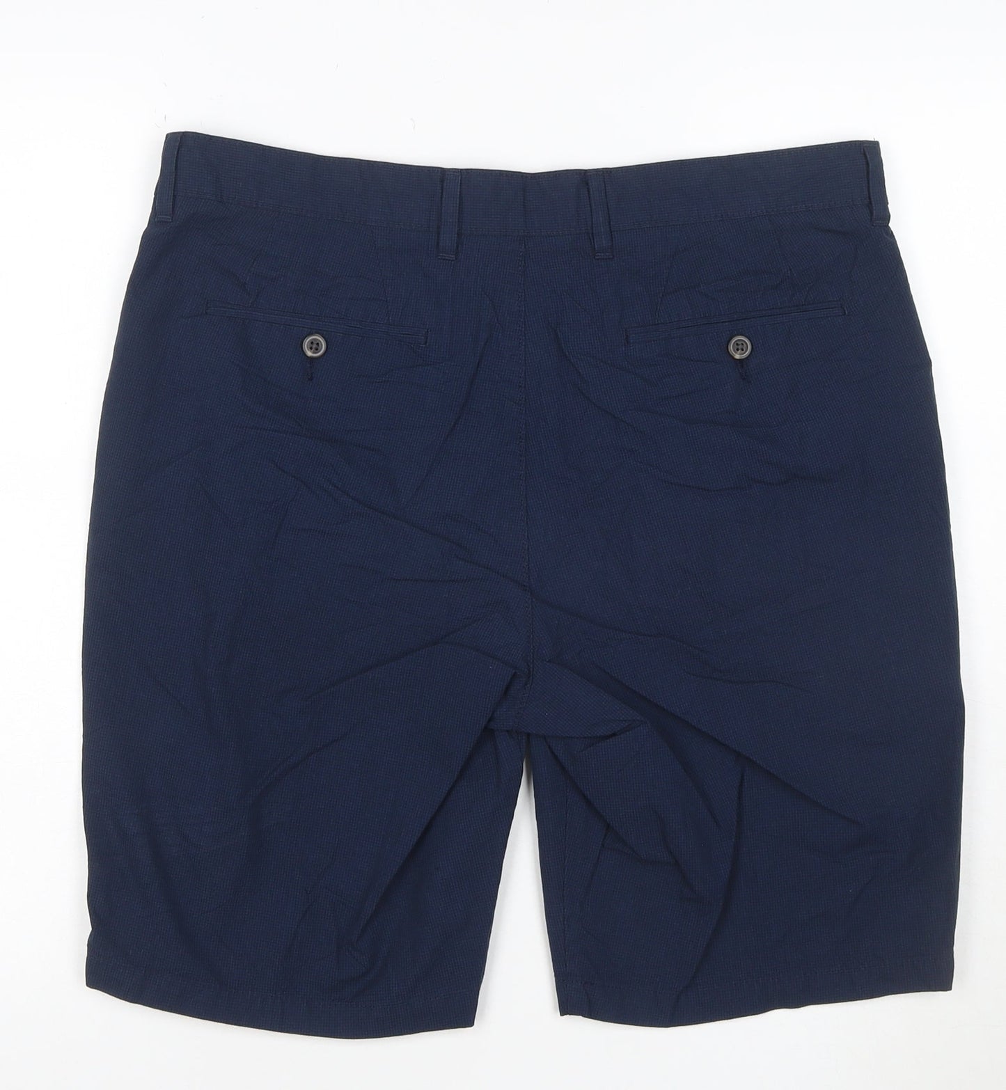 Marks and Spencer Mens Blue 36 Chino Shorts Casual Regular Fit