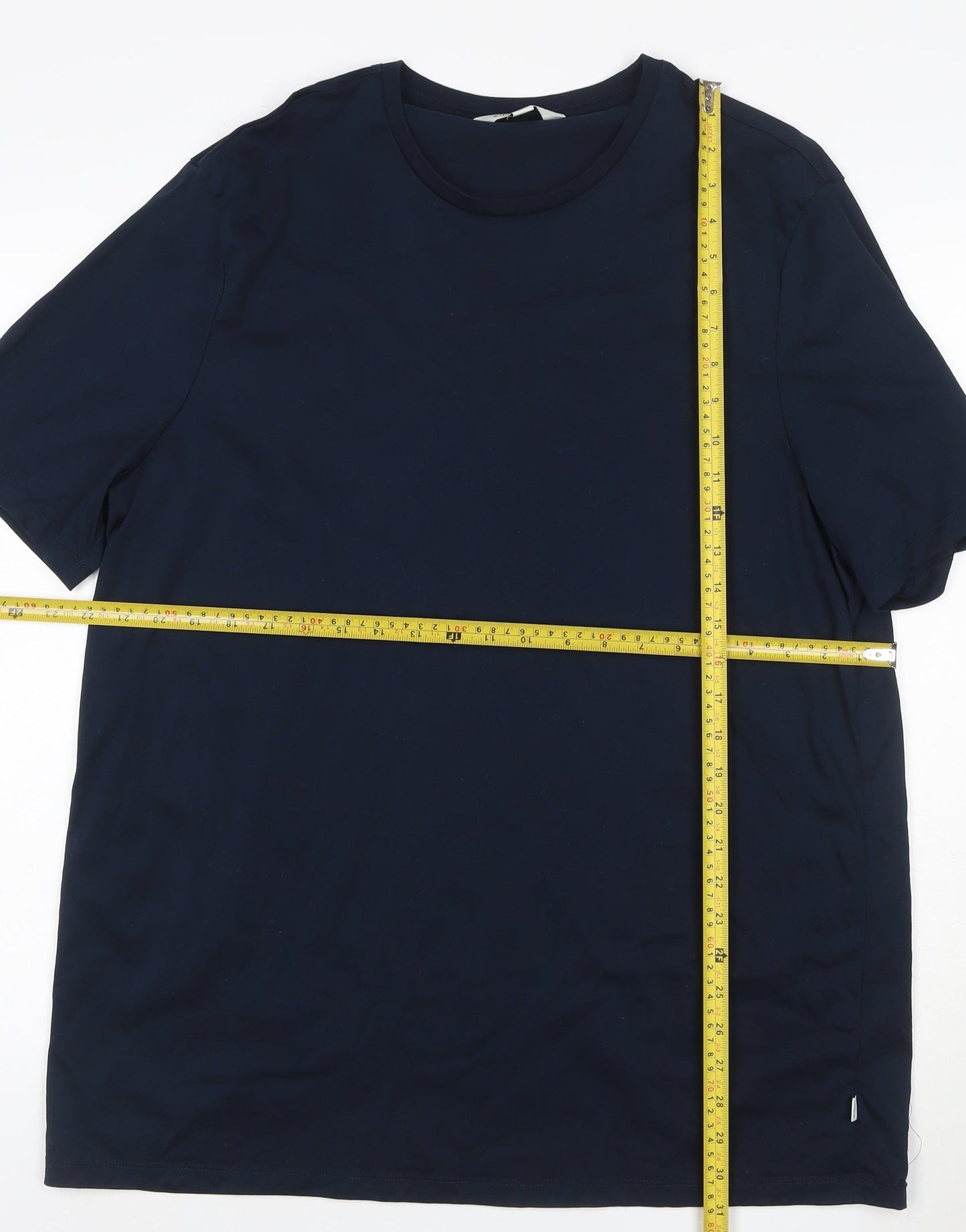 Autograph Men’s Blue 2XL Supima Cotton Crew Neck T-Shirt