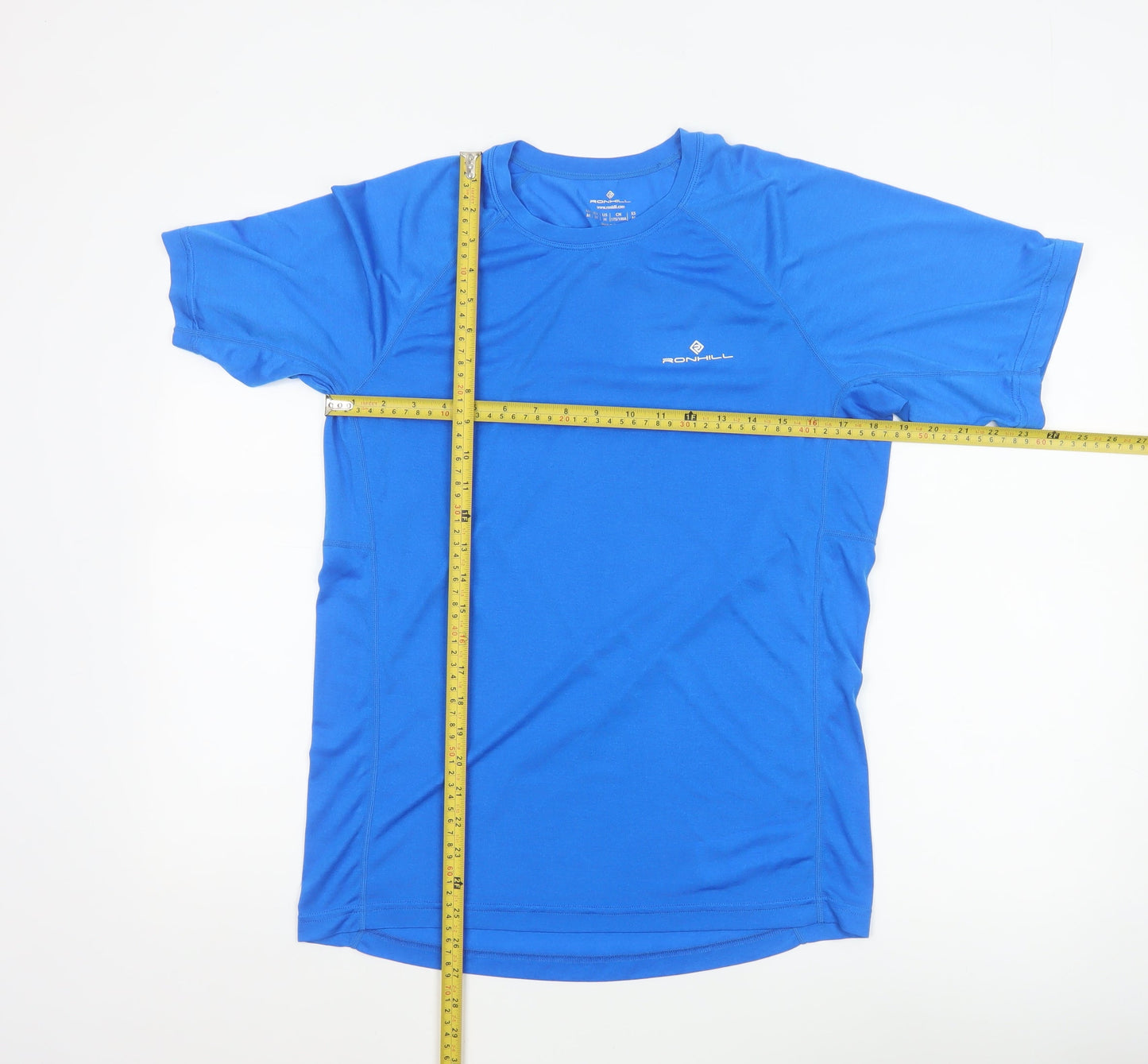 Ronhill Men Blue M Athletic Short Sleeve Running T-Shirt