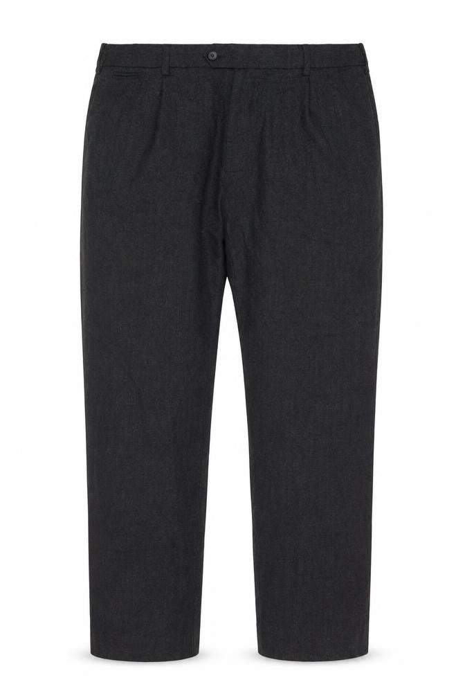 Marks and Spencer Men's Grey Wool Blend Regular Fit Trousers 44W 31L