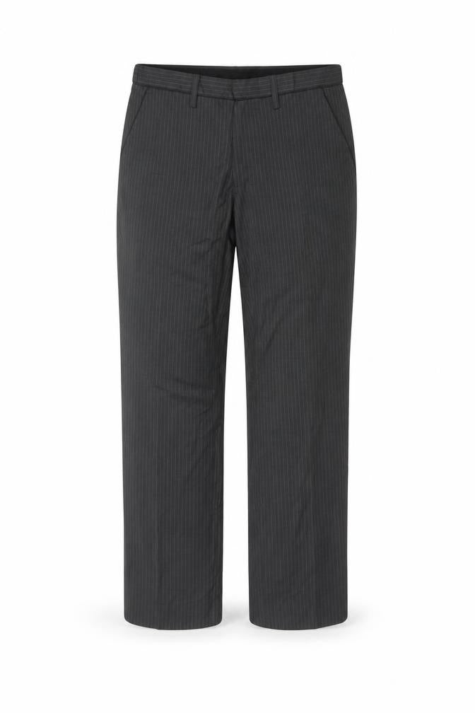 Next Men’s Grey Pinstripe Regular Fit Dress Trousers 34W M