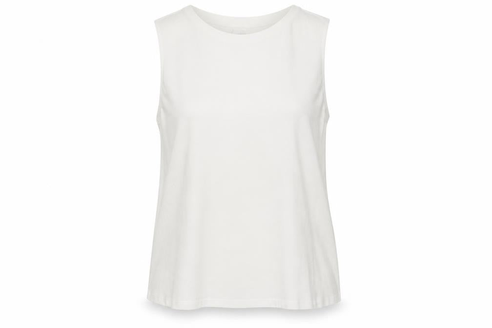 Marks and Spencer Women's White Size 18 Sleeveless Basic Tank Top