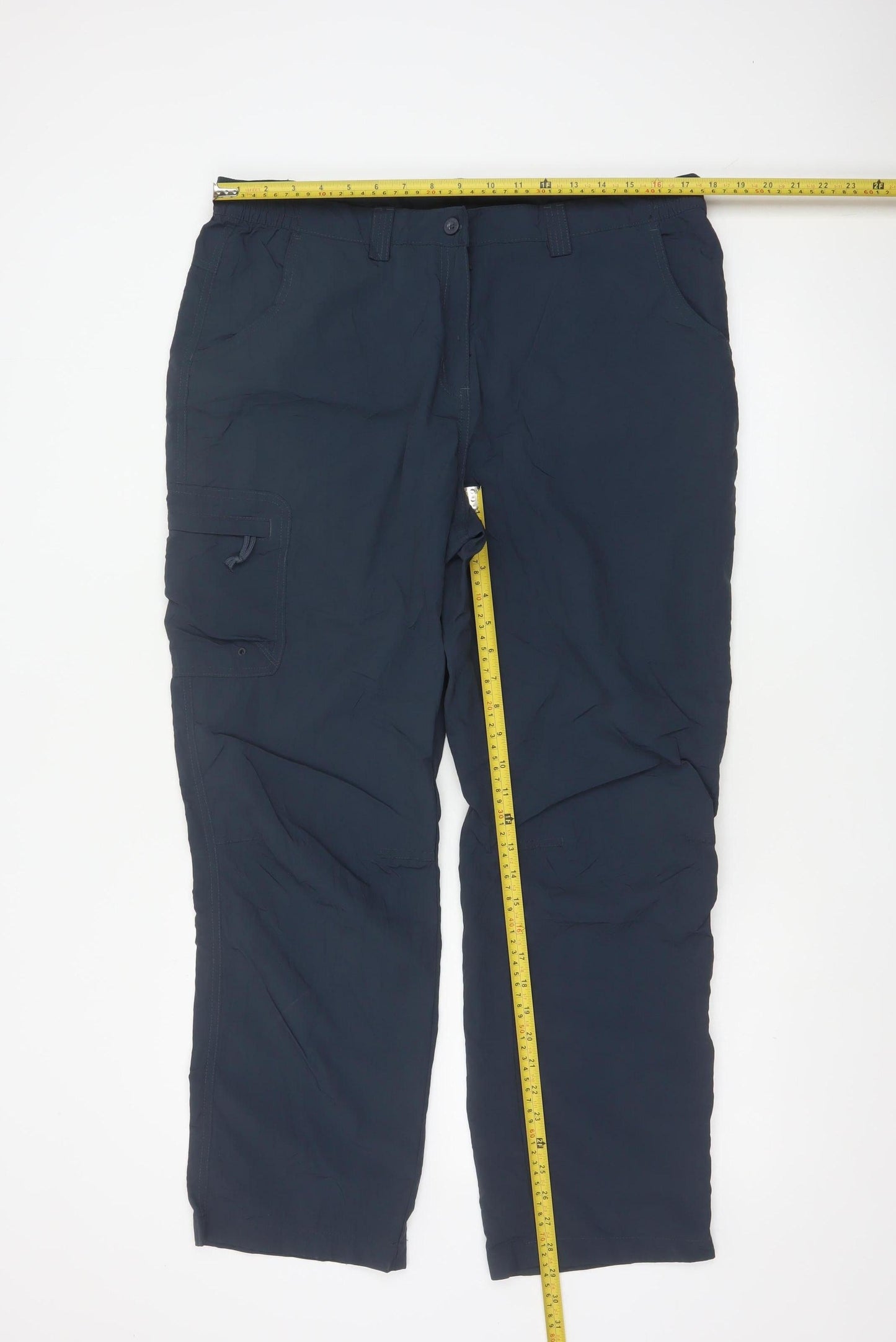 Mountain Warehouse Womens Blue Size 16 Cargo Trousers Nylon Outdoor