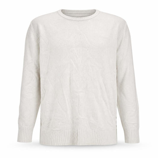 Lee Cooper Men's Beige Cotton Crew Neck Jumper XL