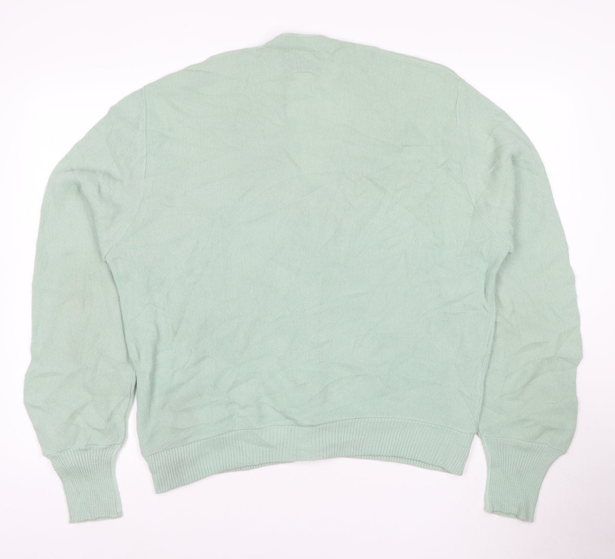 Arnold Palmer Robert Bruce Men's Green L V-Neck Button Cardigan