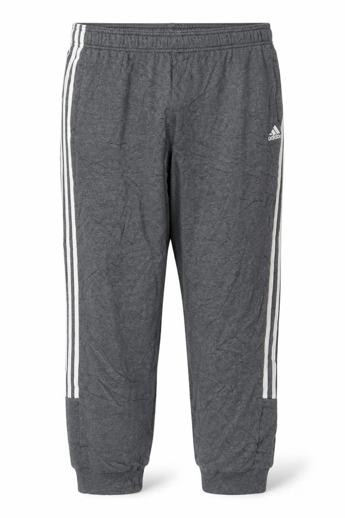adidas Men Grey 2XL Jogger Sweatpants French Terry Tapered Fit