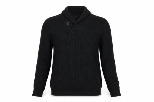 Armani Exchange Men's Black Merino Wool V-Neck Pullover Jumper Size S