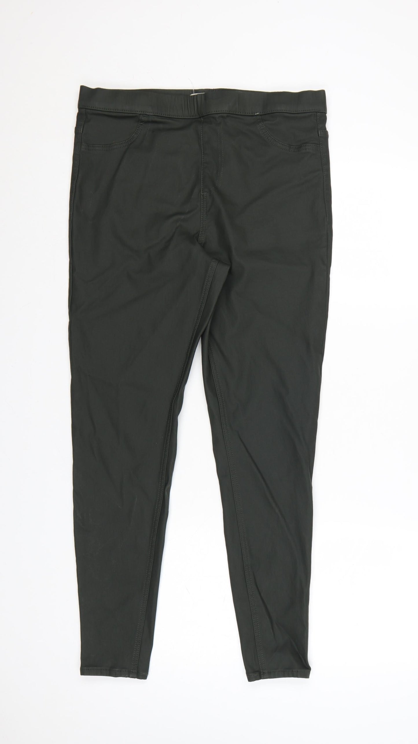Marks and Spencer Women’s Khaki Green Size 14 Ankle Leggings