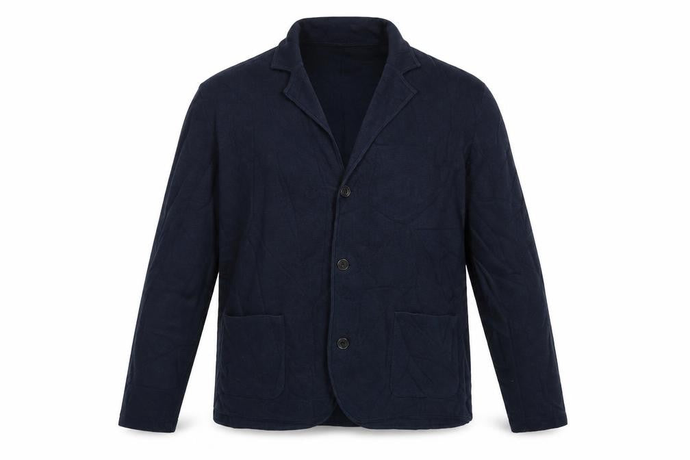 Marks and Spencer Men's Blue 2XL Cotton Modal Cardigan