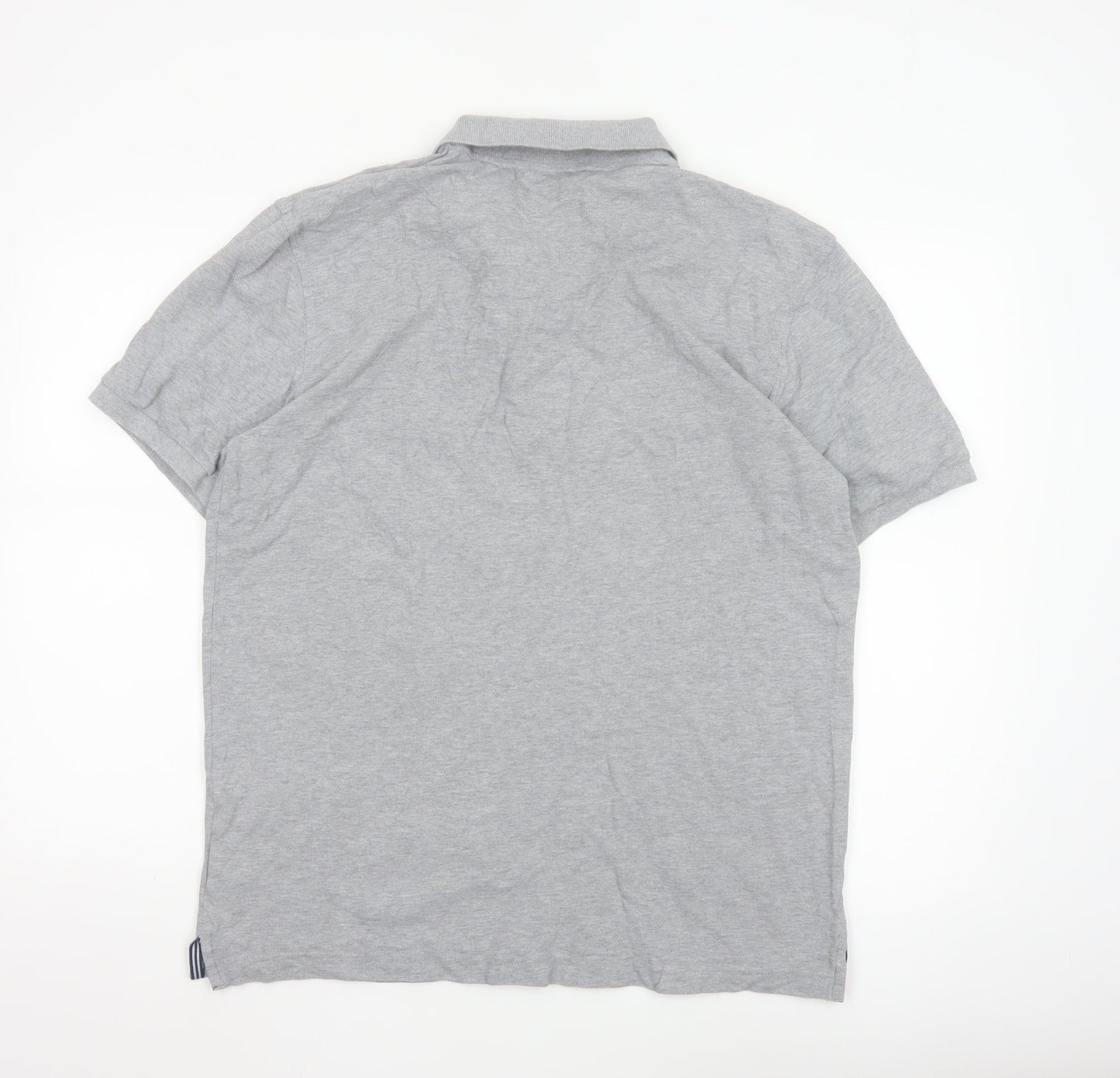 GANT Men's Grey XL Classic Cotton Short Sleeve Polo Shirt