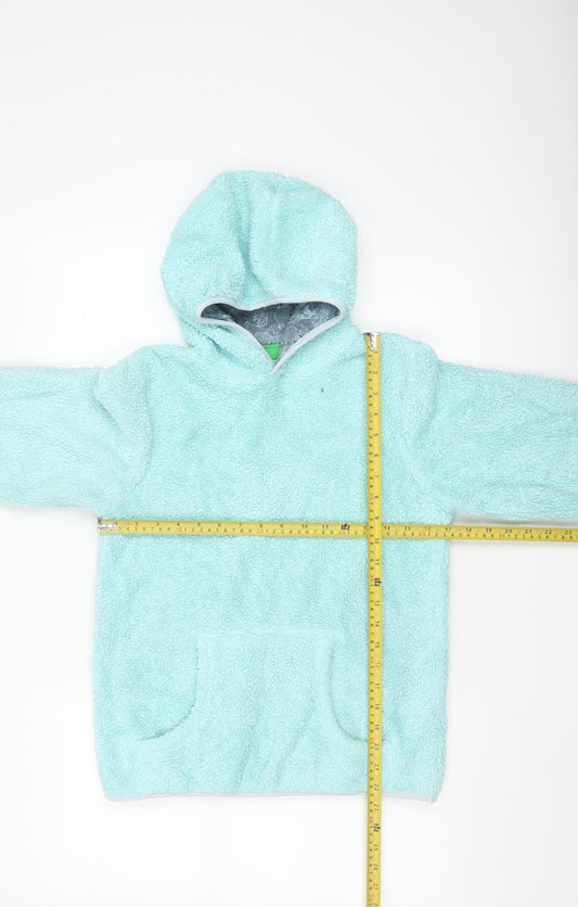 Mountain Warehouse Girls Blue Fleece Pullover Hoodie – Size 13 Years